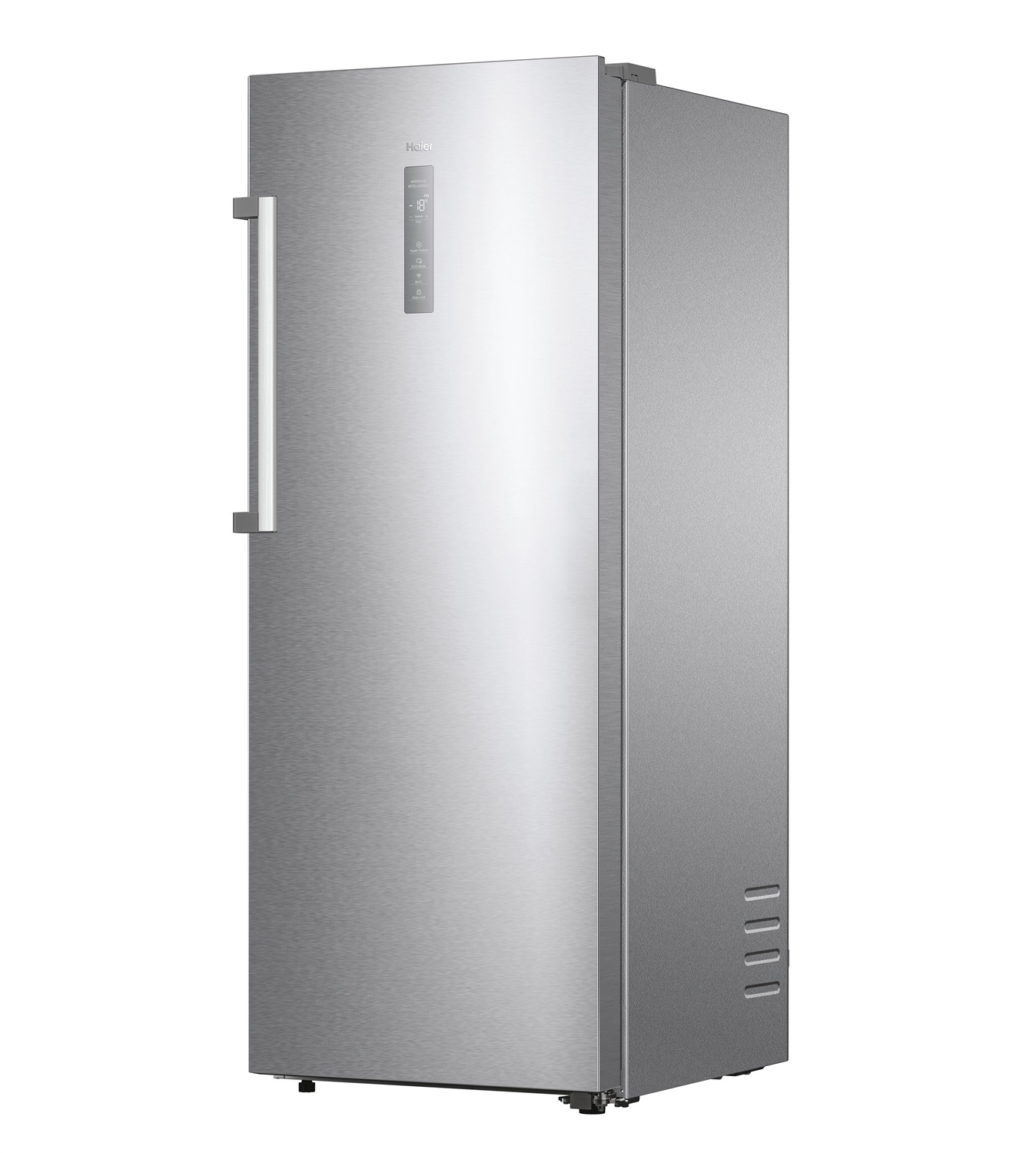 HAIER H4F226SEH1 Congelatore Verticale Libera Installazione 226L Acciaio Inox 6 Cassetti con Display