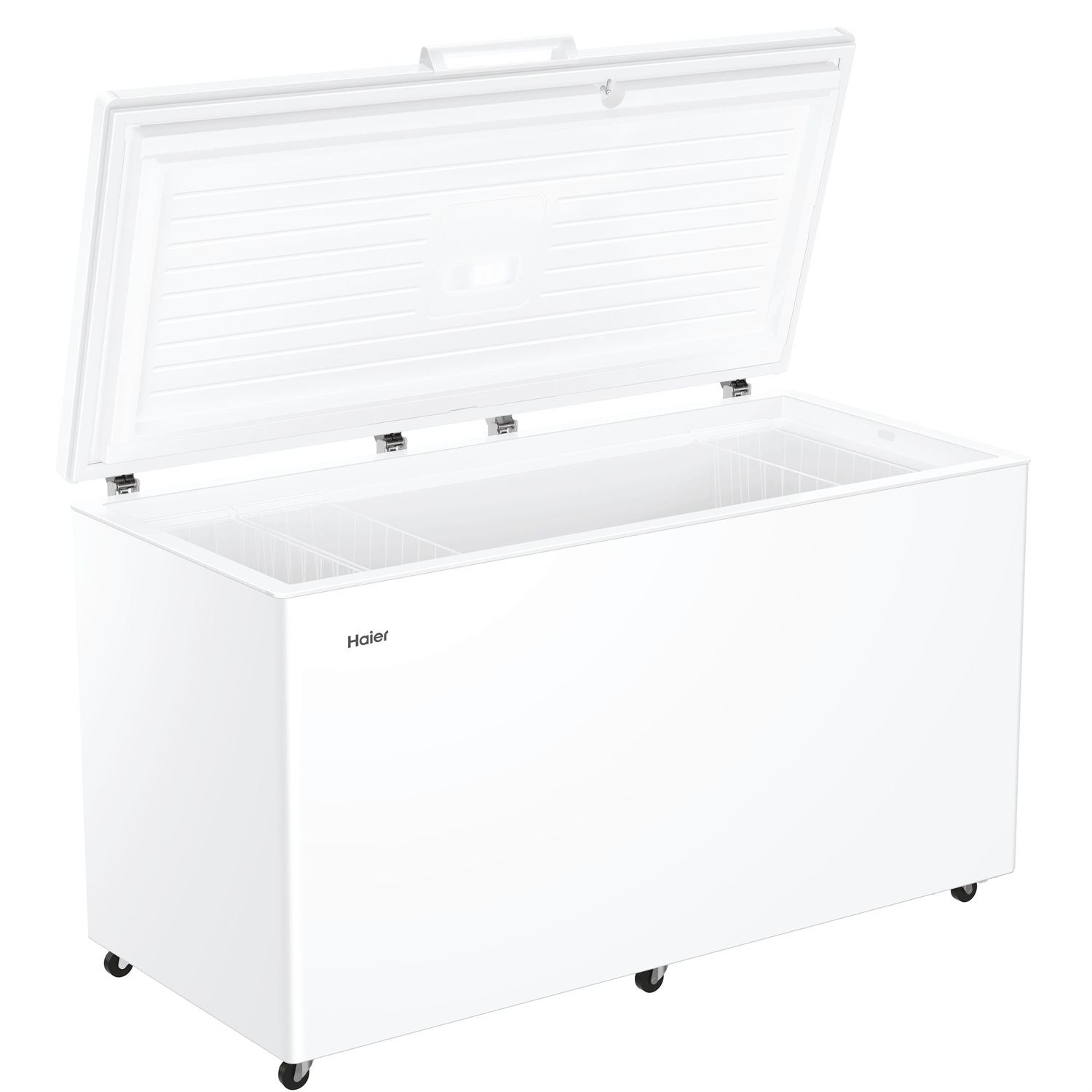 Haier HCE520E Congelatore a Pozzetto Libera Installazione 508 L Classe E Bianco, Funzione Fast Freeze, Trattamento Antibatterico