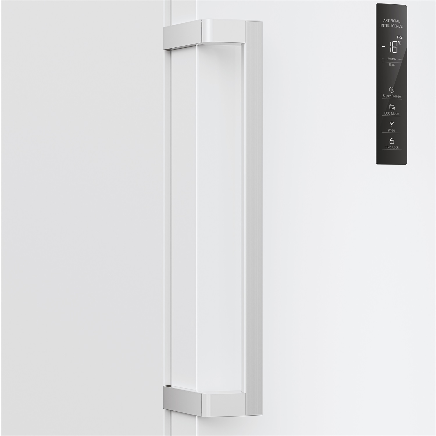 Haier H4F226WDH1 Congelatore Verticale Libera Installazione 226 L Classe D No Frost con Instaswitch e Twist Ice Maker - Bianco