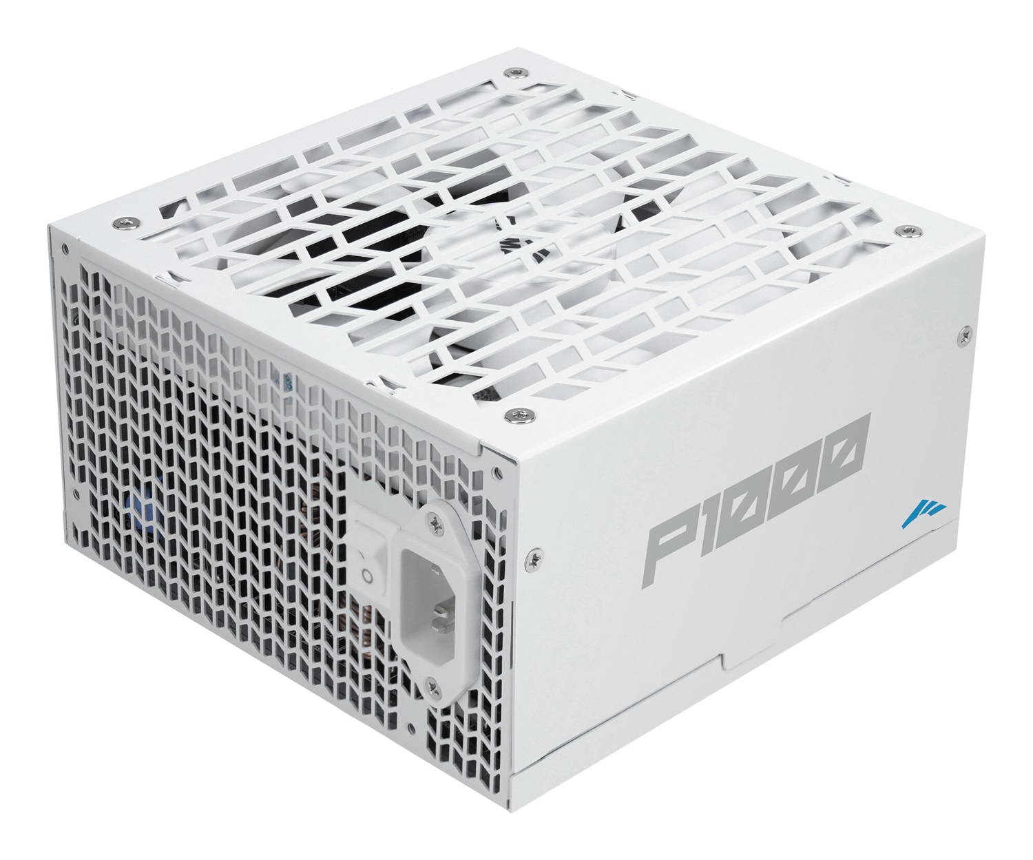 SAMA P1000 Alimentatore Modulare 1000W 80 Plus Platinum, Compatibile ATX 3.1 e PCIe 5.1, Ventola Silenziosa Bianco