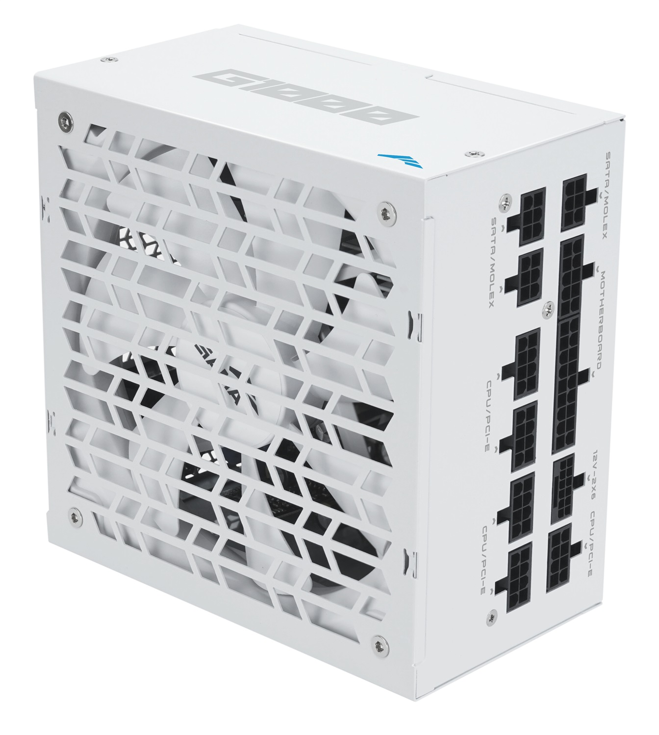 SAMA G1000 Alimentatore 1000W Full Modulare 80 PLUS Gold Bianco con Ventola FDB e Supporto GPU RTX Serie 50/40