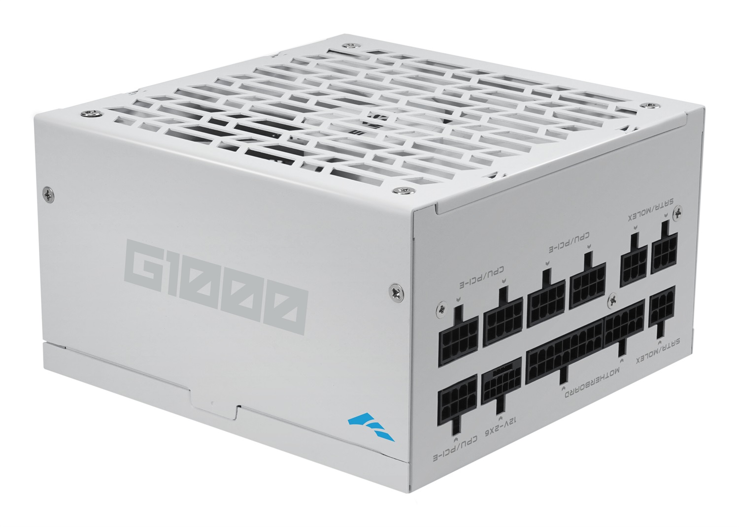 SAMA G1000 Alimentatore 1000W Full Modulare 80 PLUS Gold Bianco con Ventola FDB e Supporto GPU RTX Serie 50/40