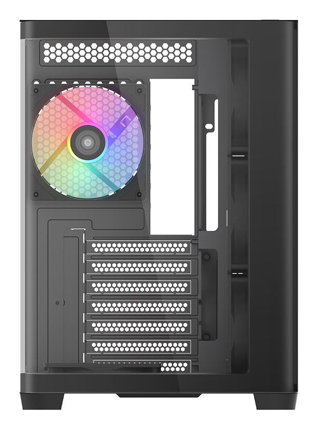 SAMA Gears V60 Midi Tower Nero - Case ATX con 7 Ventole ARGB e Porta USB Tipo C