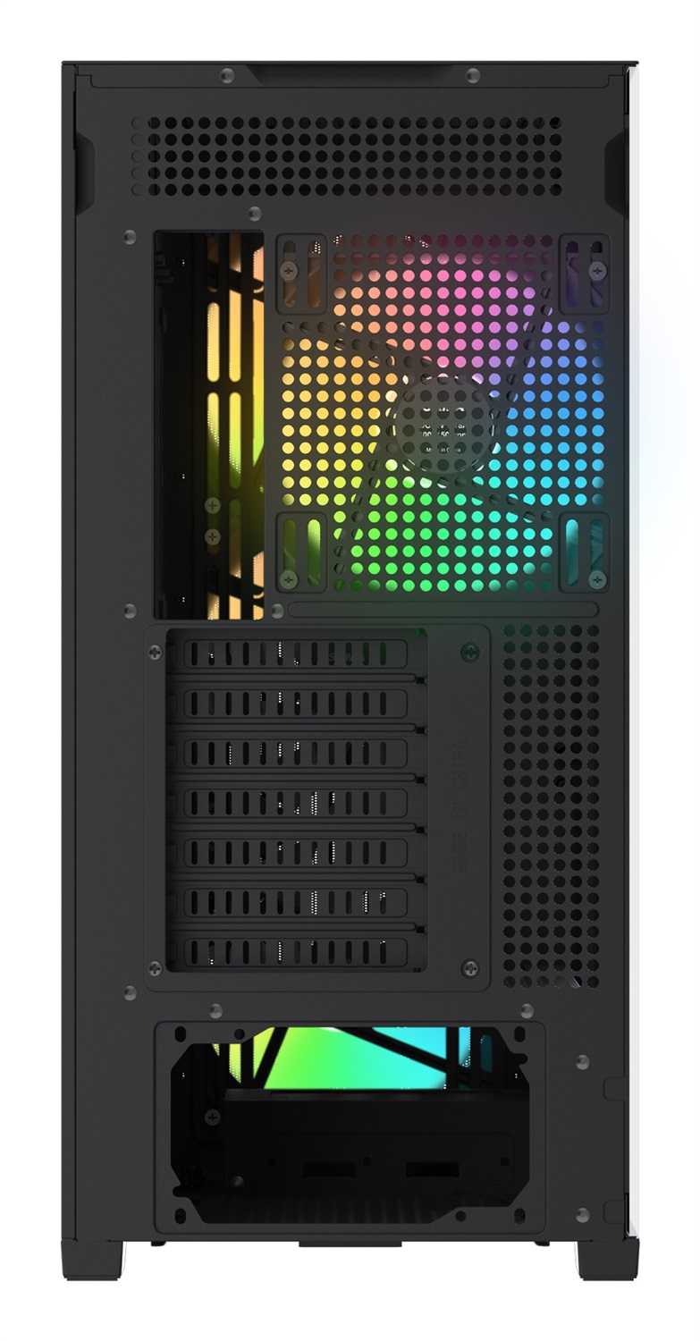 SAMA Case SAMA Z60 - Mid Tower ATX con pannello in vetro temperato e listelli in noce