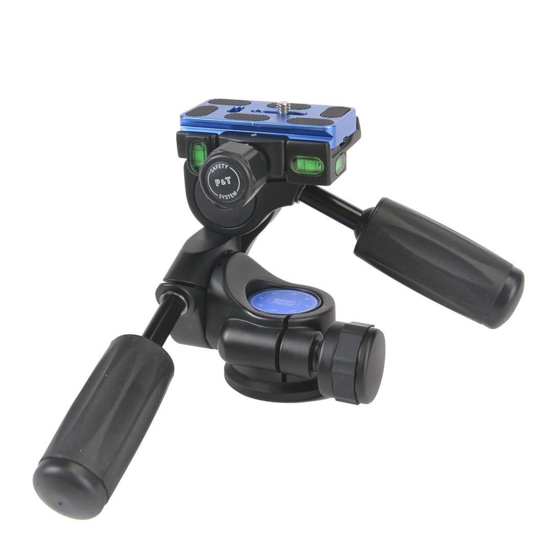 Benro HD1A Testa per Treppiede Nero 3 Vie Compatibile Arca-Swiss - Capacità di Carico 5 kg, Peso 570 g