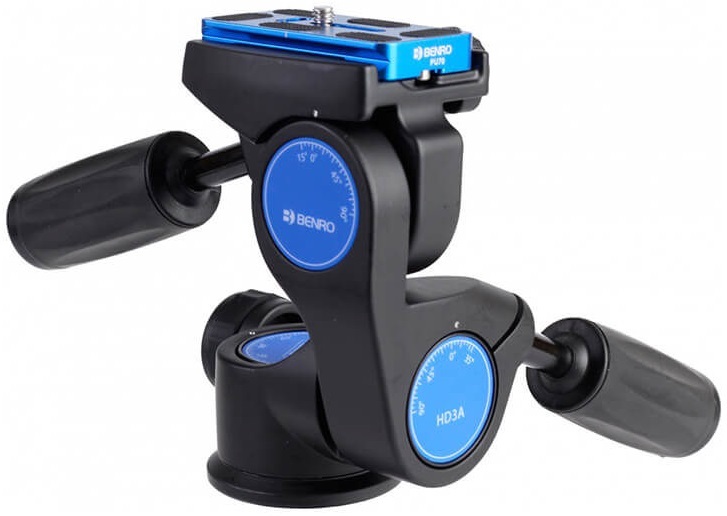 Benro HD3A Testa per Treppiede Tridirezionale Arca-Swiss - Capacità di Carico 12 kg, Peso 910 g