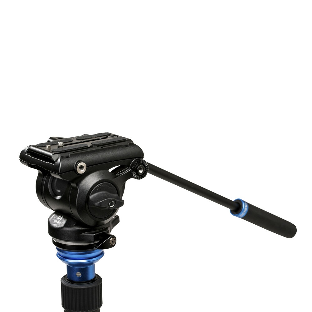 Benro S4PRO Testa Video Professionale con Carico Utile di 8,8 lb e Base Piatta da 60 mm