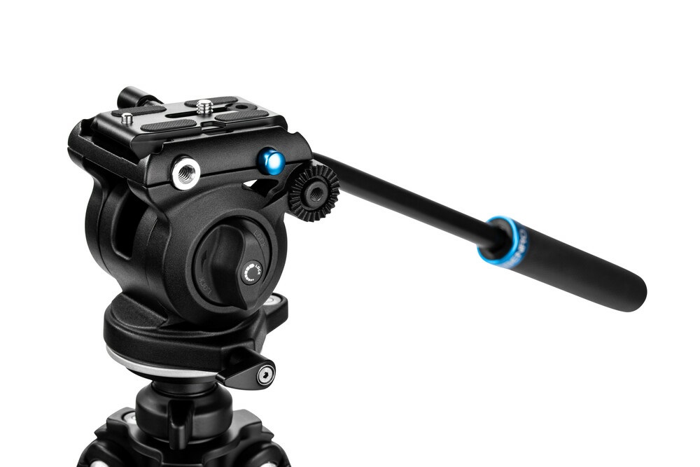 Benro S2PRO Testa per Treppiede Fluida Nero 3/8