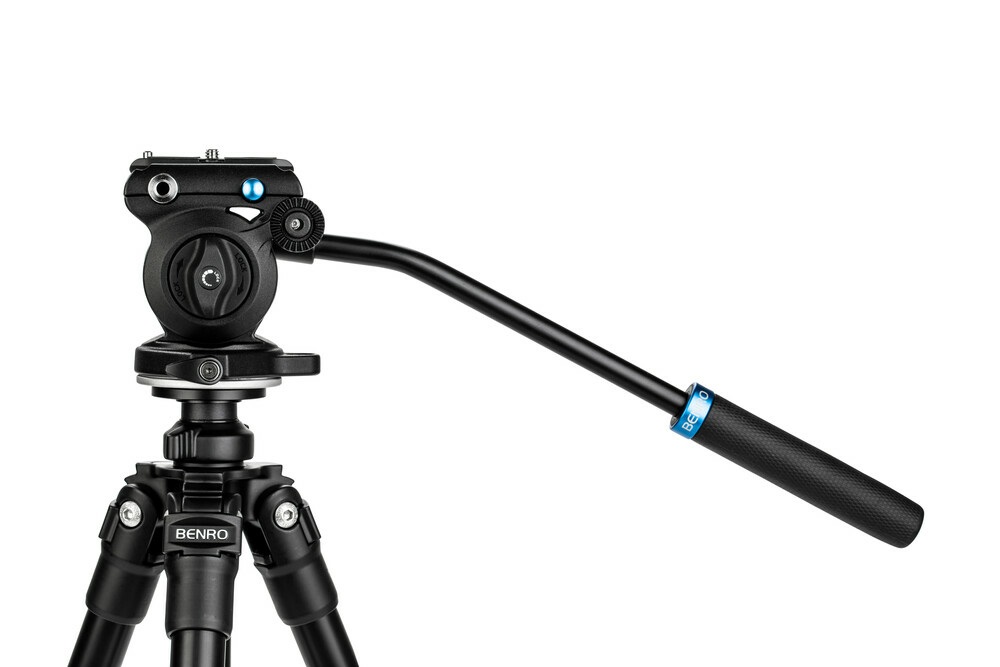 Benro S2PRO Testa per Treppiede Fluida Nero 3/8