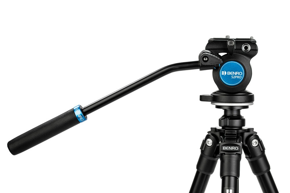Benro S2PRO Testa per Treppiede Fluida Nero 3/8