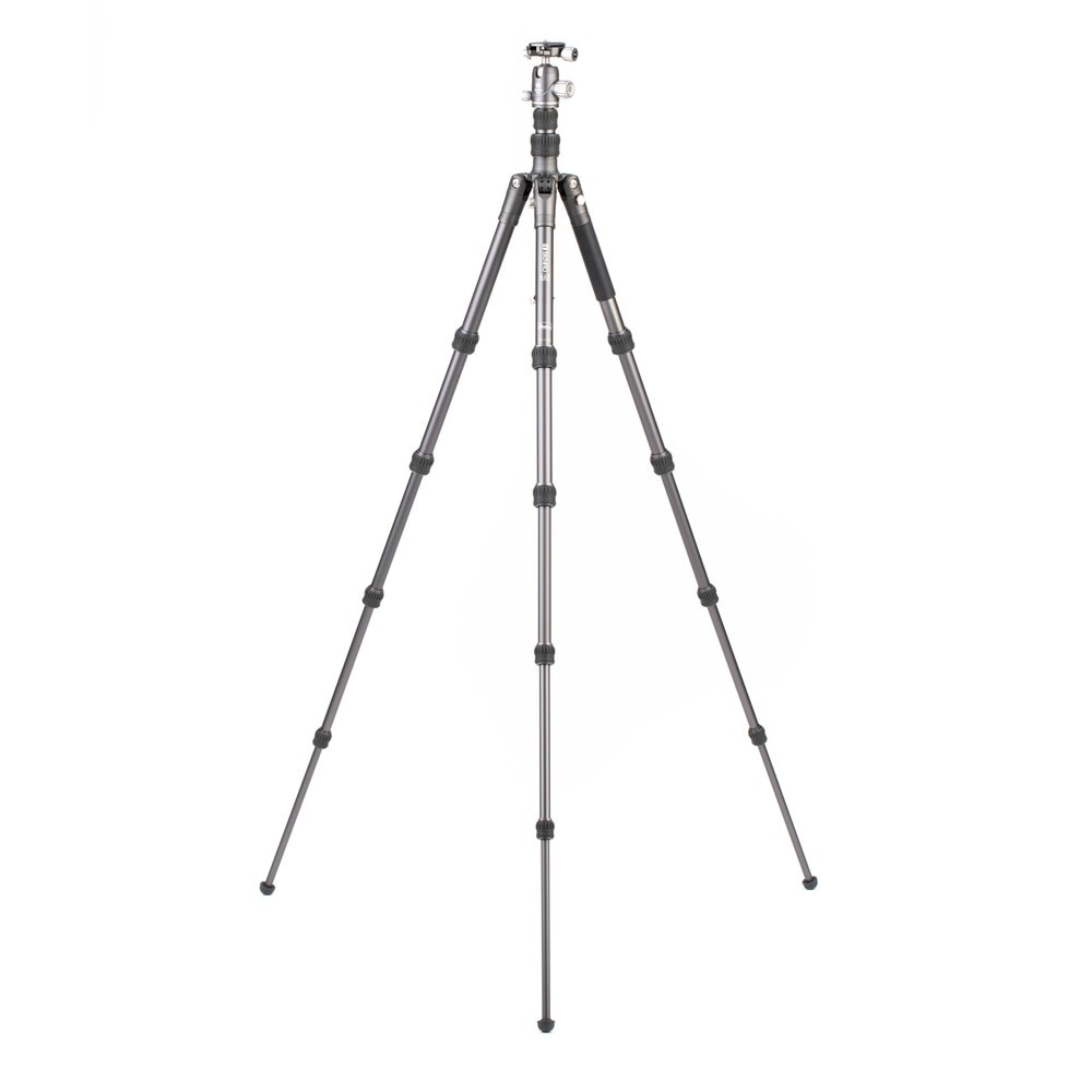 Benro FBAT15AVX20 Treppiede da Viaggio in Alluminio con Testa a Sfera VX20 - Compatibile con Fotocamere Digitali e Video