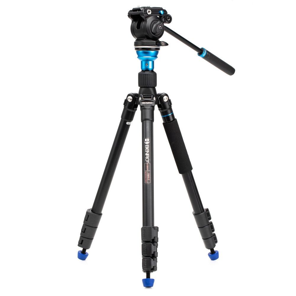 Benro Aero2 Pro Travel A1883FS2PRO - Treppiede Video Ideale per Produzioni Video con Garanzia Italiana