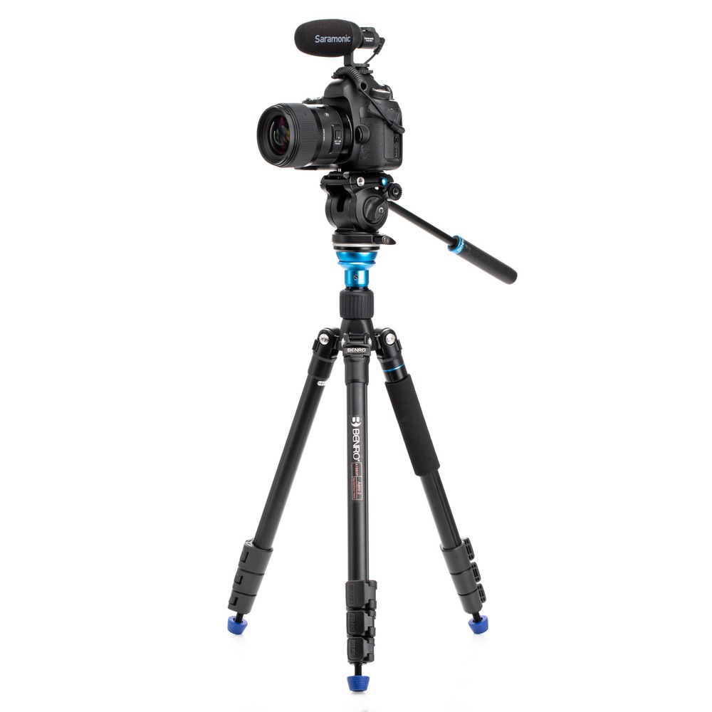 Benro Aero2 Pro Travel A1883FS2PRO - Treppiede Video Ideale per Produzioni Video con Garanzia Italiana