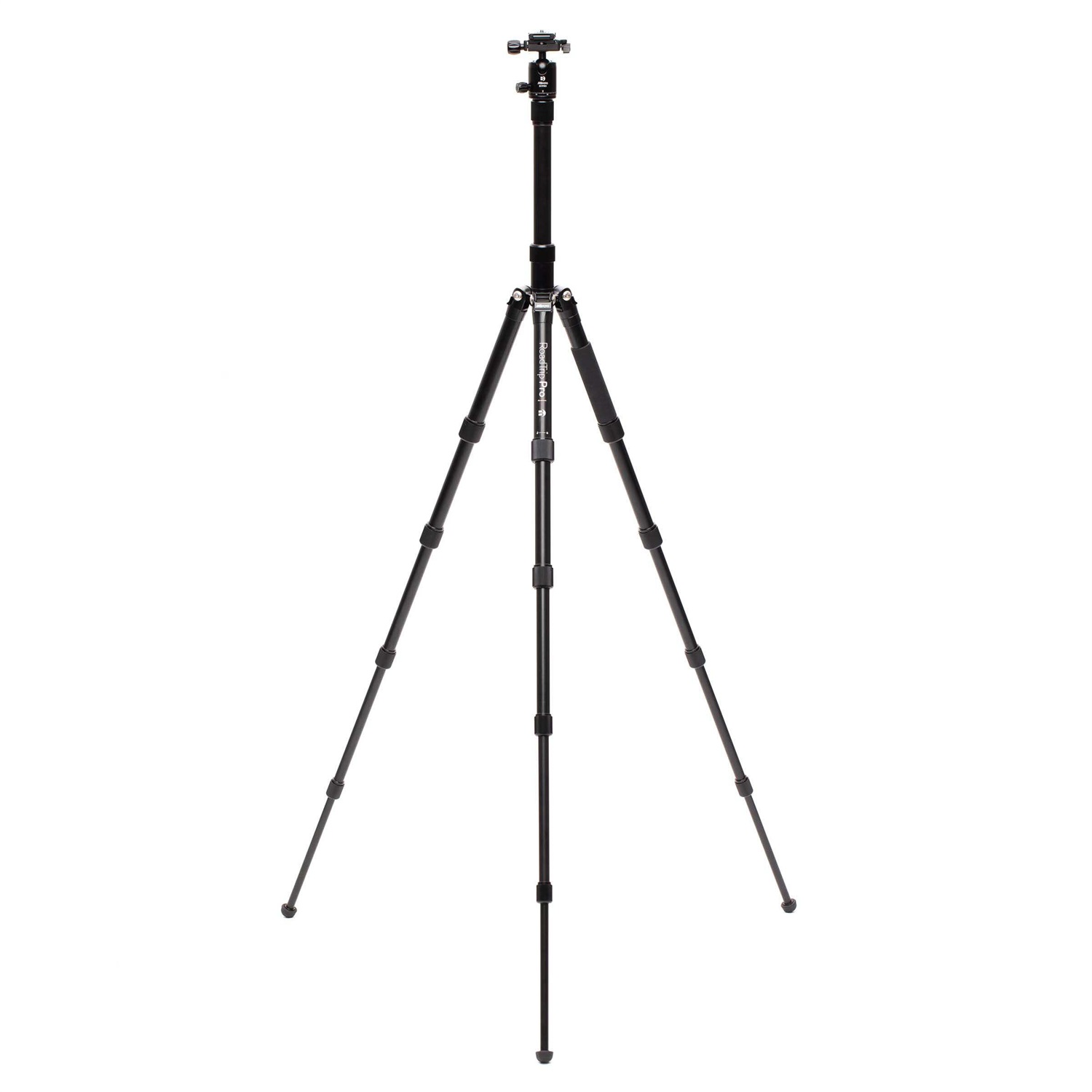 Benro Mefoto RoadTrip Pro Treppiede 6 in 1 in Alluminio Nero - Treppiede, Monopiede, Selfie Stick, Asta del Braccio, High Hat e Treppiede da Tavolo