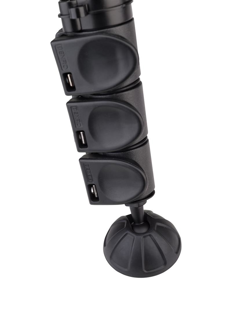 Benro MAD49A Monopiede per Fotocamera in Alluminio Nero - Altezza Massima 191 cm, Capacità di Carico 18 kg, Impugnatura in Spugna