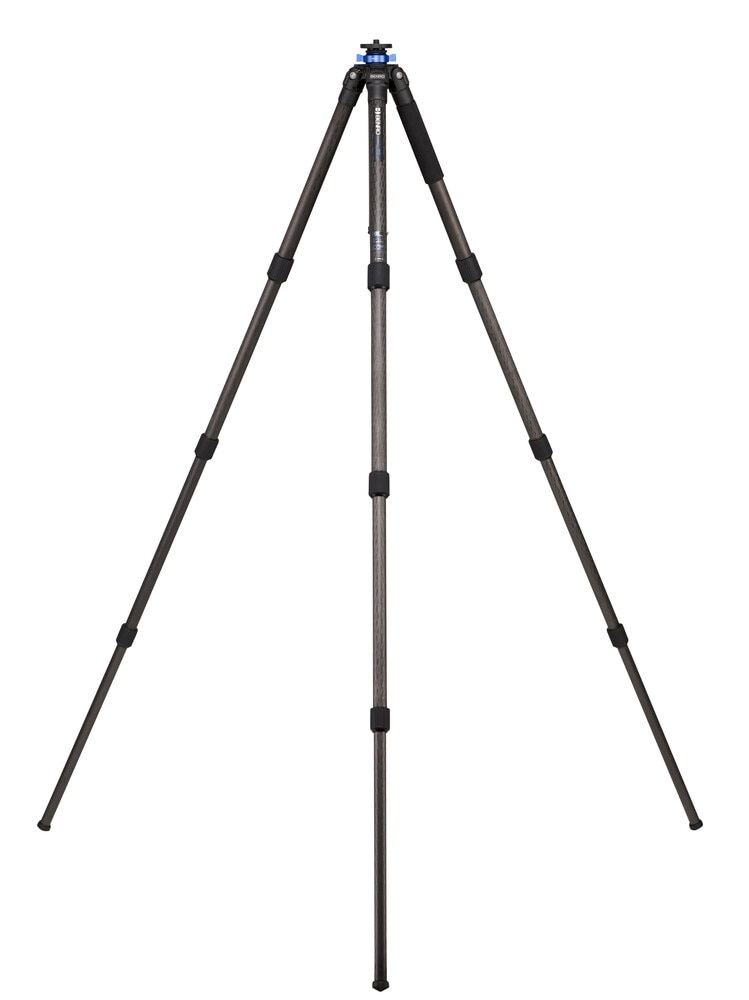 Benro Mach3 TMA48CXL Treppiede Professionale per Fotocamere Digitali e Video, Portata 20 kg, 4 Sezioni, Nero