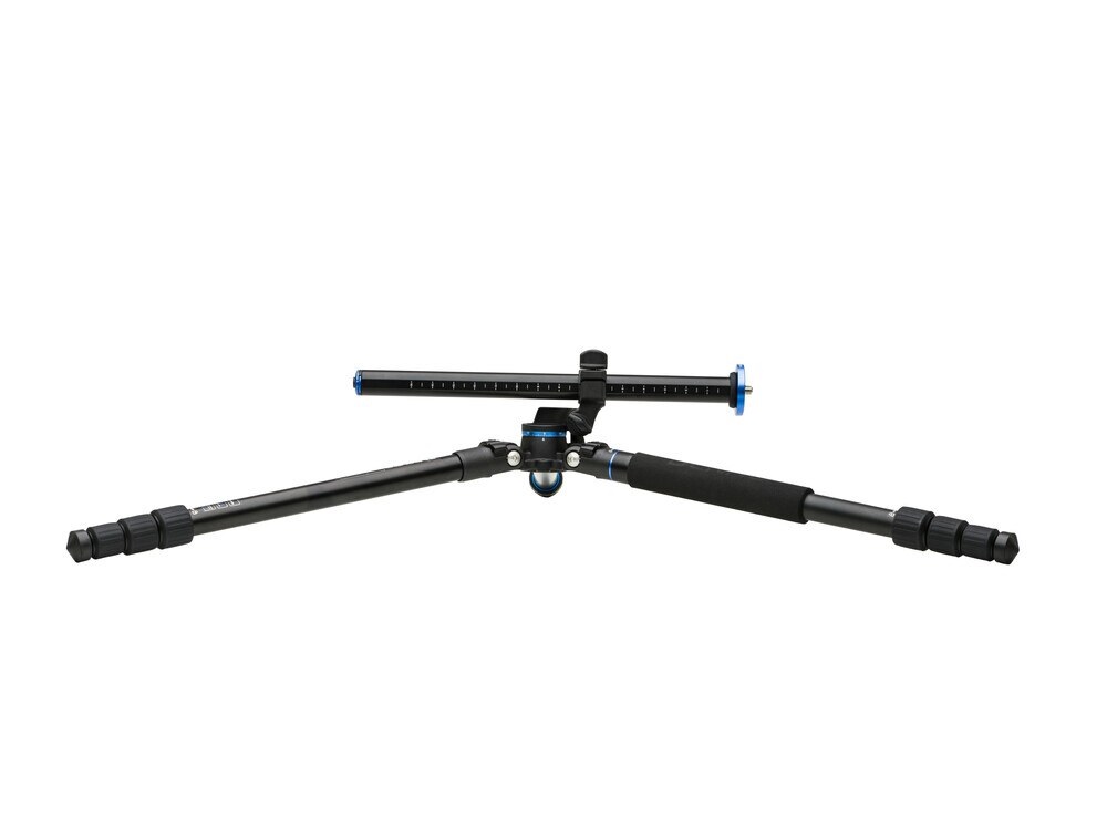 Benro FGP18A Treppiede e Monopiede in Alluminio, 4 Sezioni, Nero, Peso 1,59 kg, Altezza Minima 50 cm