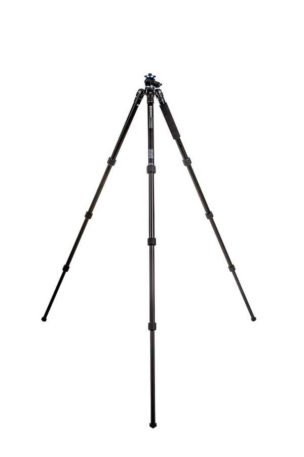 Benro FGP28A Treppiede e Monopiede - Altezza Max 165 cm, Carico Max 14 kg, Peso 1,9 kg, 4 Sezioni, Borsa Inclusa