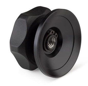 Benro Adattatore a Mezza Sfera da 75 mm in Alluminio con Manico Corto e Compatibilità per Teste Video
