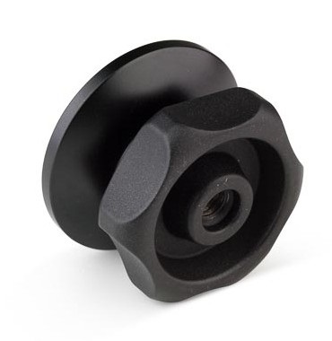 Benro Adattatore a Mezza Sfera da 75 mm in Alluminio con Manico Corto e Compatibilità per Teste Video