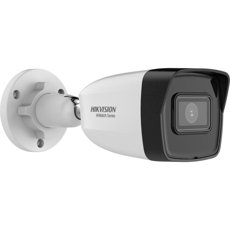 Hikvision Hiwatch Series HWI-B180H Telecamera Bullet IP 8 Megapixel UHD 4K con Ottica Fissa 2.8mm, Illuminazione IR 30m, PoE, Onvif, IP67