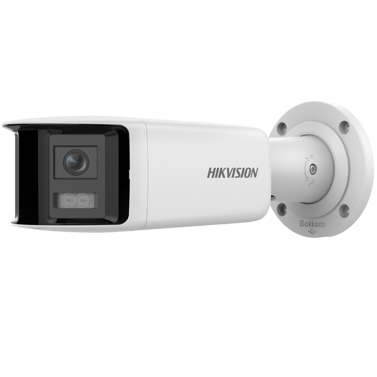 Hikvision DS-2CD2T46G2P-ISU/SL Telecamera di Sicurezza IP Esterno 4MP Bullet con Doppia Ottica 2.8mm e Doppio CMOS