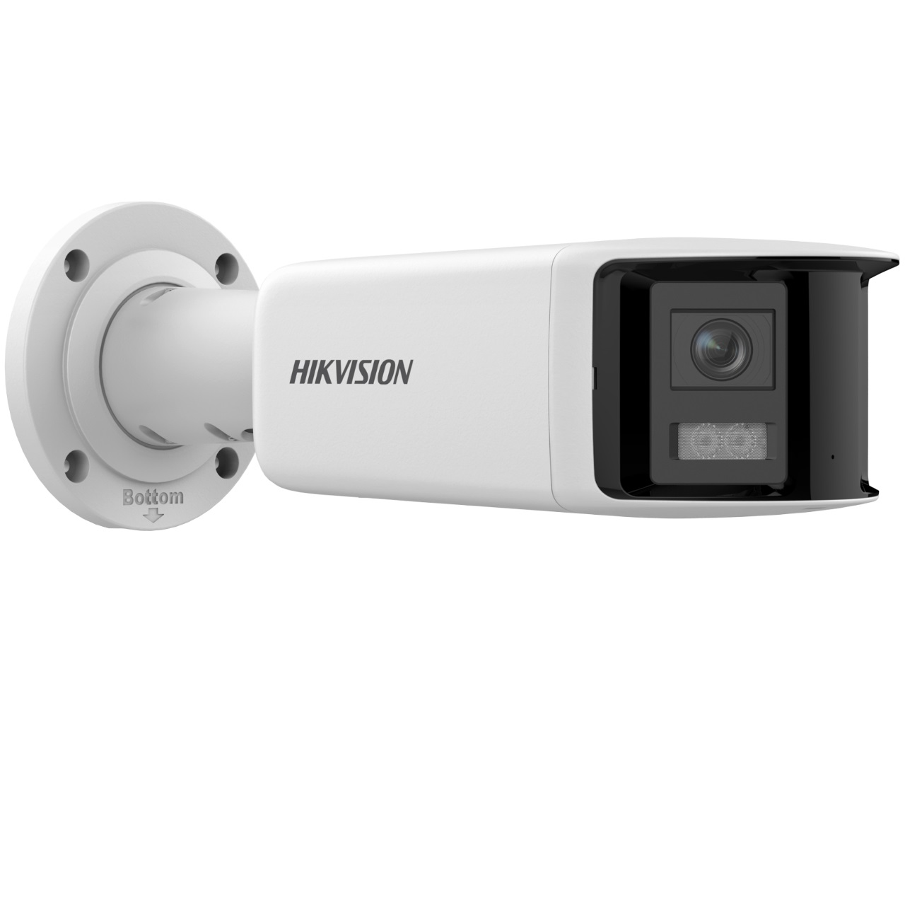 Hikvision DS-2CD2T46G2P-ISU/SL Telecamera di Sicurezza IP Esterno 4MP Bullet con Doppia Ottica 2.8mm e Doppio CMOS
