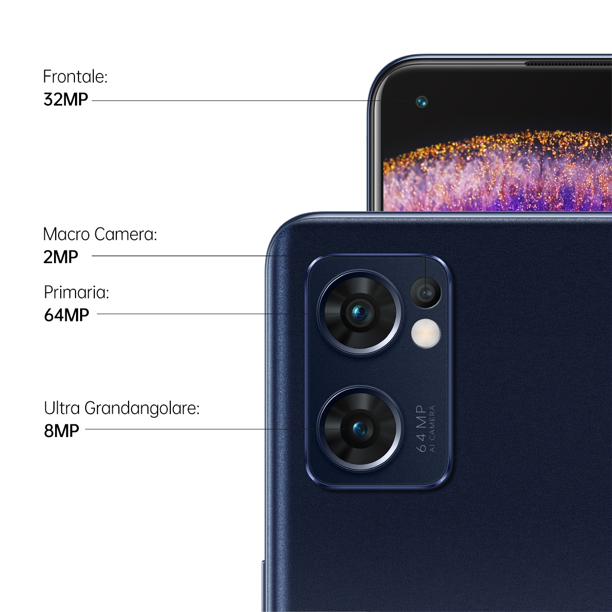 OPPO Find X5 Lite - Smartphone 5G Dual SIM, Display 6.43