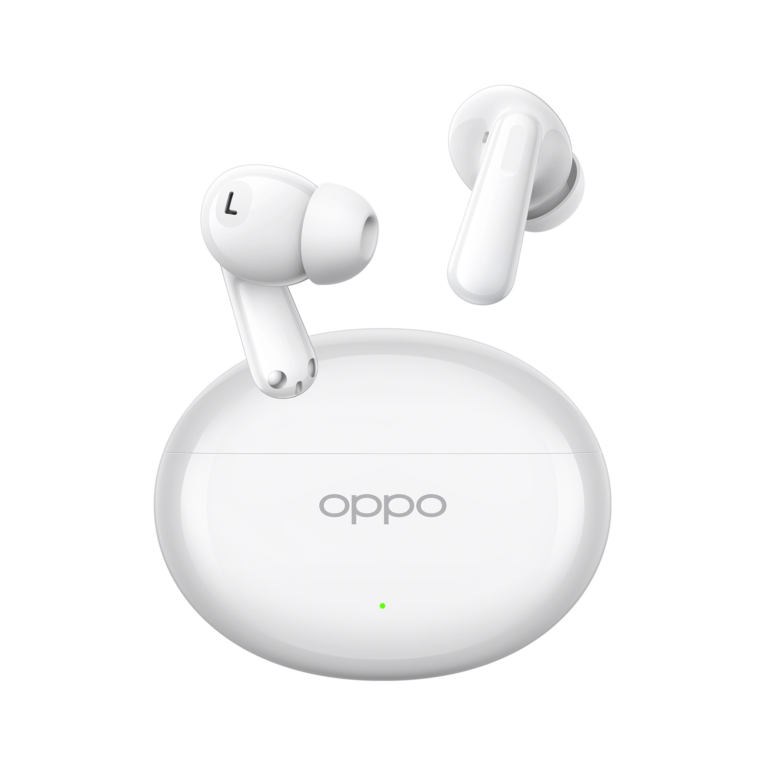 OPPO Enco Air4 Auricolari True Wireless - 44h di Autonomia, Driver Dinamico in Titanio da 12.4mm, Bluetooth 5.4, Controlli Touch, Cancellazione del Rumore AI, Compatibili con Android e iOS, IP55, Silky White