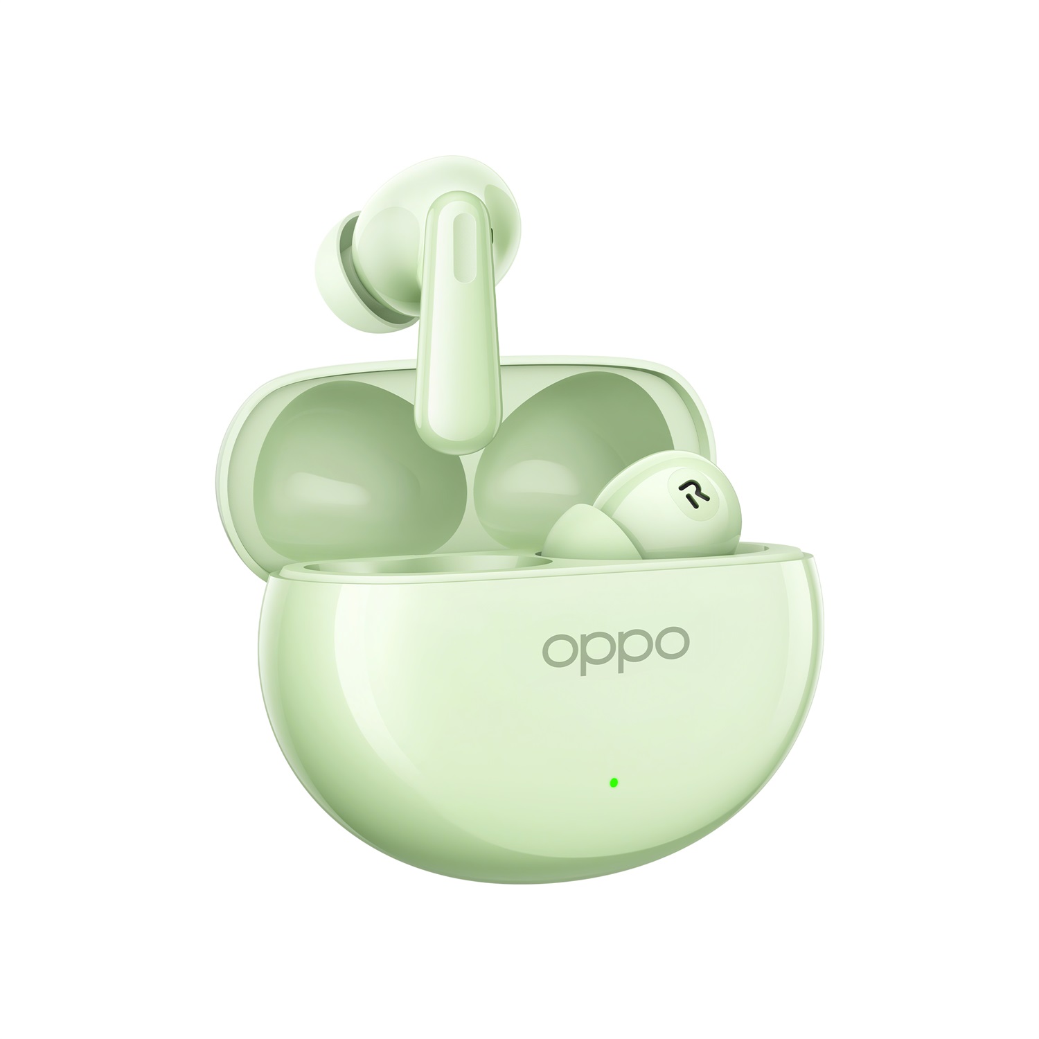 OPPO Enco Air4 Auricolari True Wireless Fresh Mint, 44h di Autonomia, Driver Dinamico in Titanio 12.4mm, Bluetooth 5.4, Controlli Touch, Cancellazione del Rumore AI, IP55, Compatibili con Android e iOS