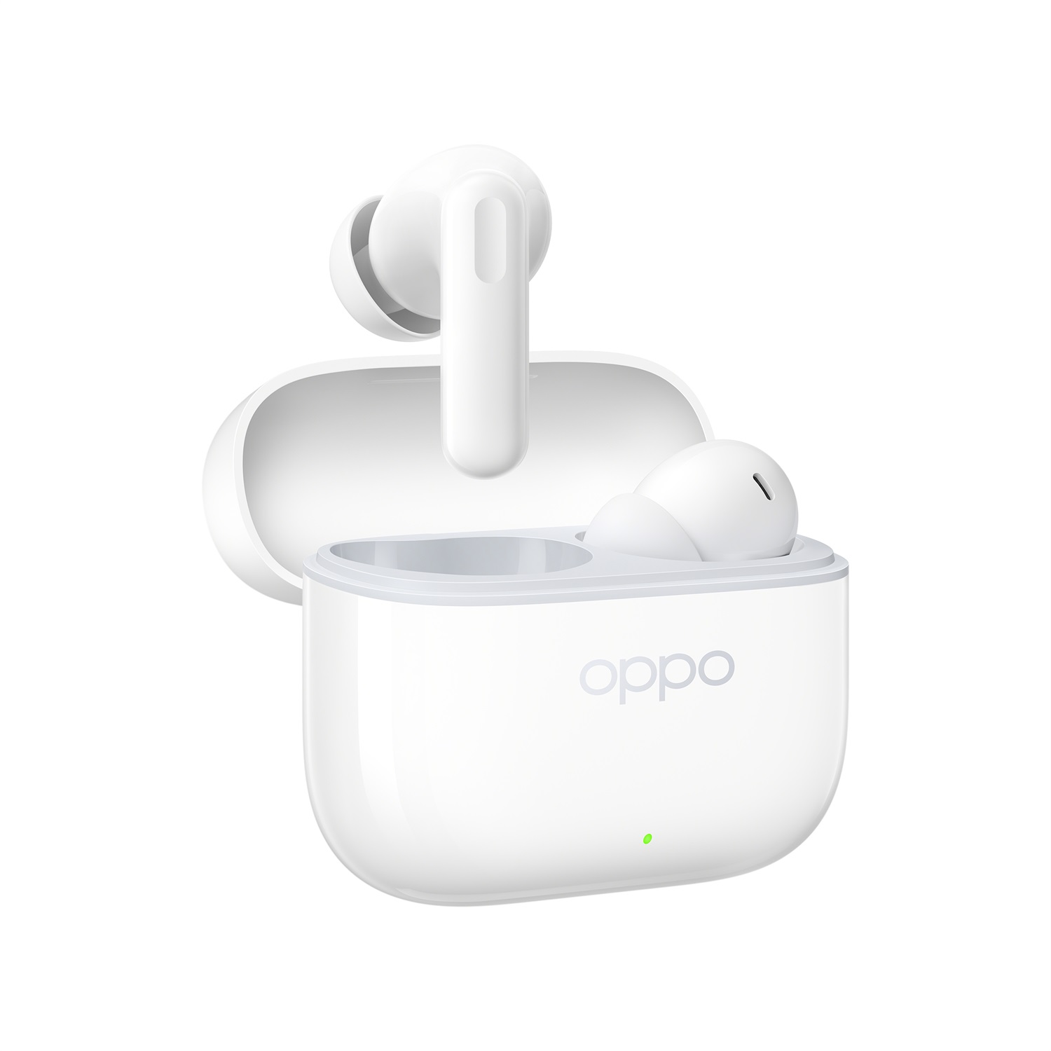 OPPO Enco Buds3 Pro Auricolari True Wireless Glaze White, 54h di Autonomia, Driver Dinamico da 12.4mm, Bluetooth 5.4, Controlli Touch, Cancellazione del Rumore Passiva e Attiva, Compatibili con Android e iOS, Certificazione IP55