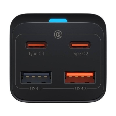 Baseus GaN3 Pro Alimentatore da rete 65W Nero - Caricatore AC per Telefono cellulare e Tablet, 15V 3A