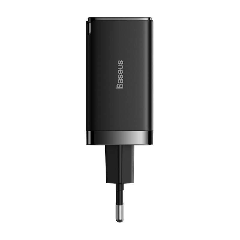 Baseus Caricatore GaN 65W Rapido Portatile con 2 Porte USB-C e USB per iPhone e Laptop