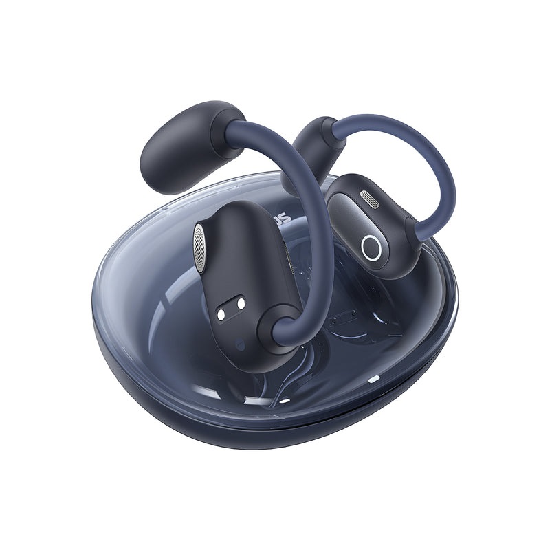 Baseus Eli Sport 1 Auricolari Wireless Open-Ear Bluetooth Nero - Ideali per Allenamenti con Suono di Alta Qualità
