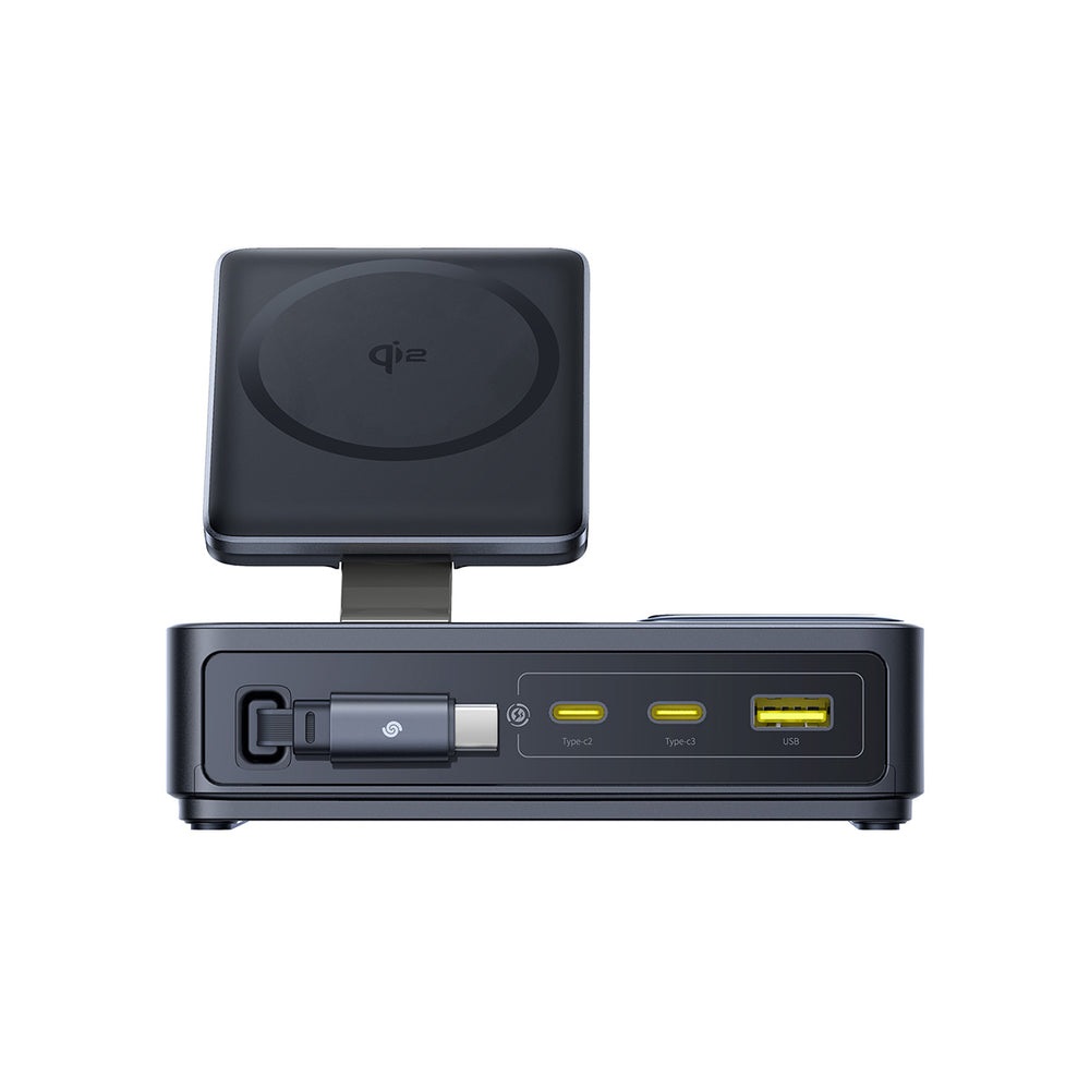 Baseus Caricatore da Tavolo e Stazione di Ricarica Wireless 140W - Compatibile con Tablet, Laptop, iPhone 17 e Samsung