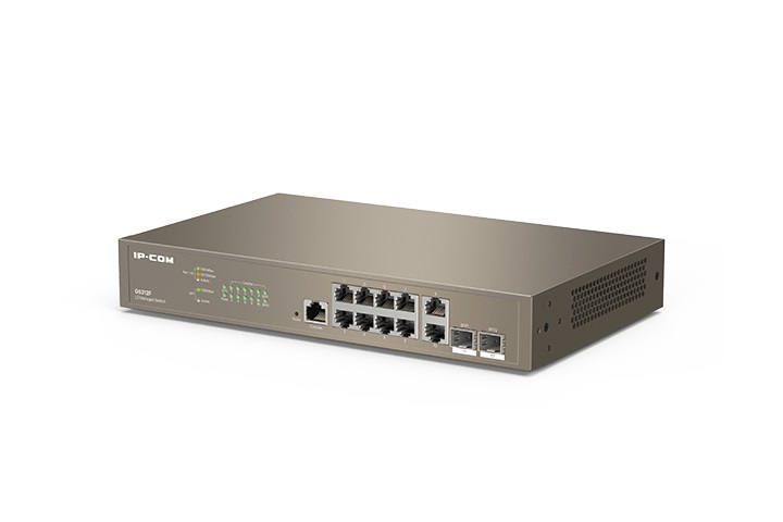 IP-COM G5312F Switch di rete Gestito L3 Gigabit Ethernet 10x10/100/1000 2 SFP, Montaggio Rack 1U in Metallo