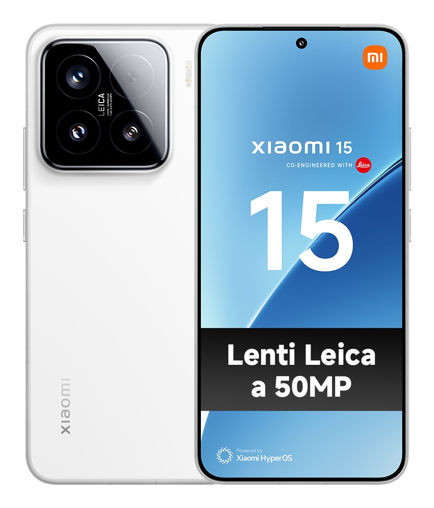 Xiaomi 15 White - Smartphone 5G Dual SIM, 12GB RAM, 512GB, Display 6.36