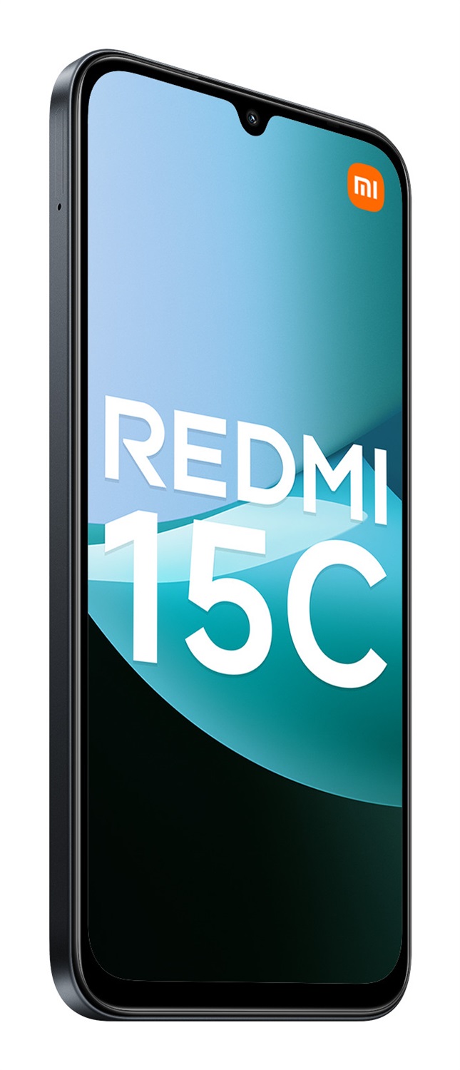 Xiaomi Redmi 15C - Smartphone 4G Dual Sim, 6.9'' Display, 4GB RAM, 256GB, Fotocamera 50MP, Batteria 6000mAh, Ricarica Rapida 33W, Midnight Black