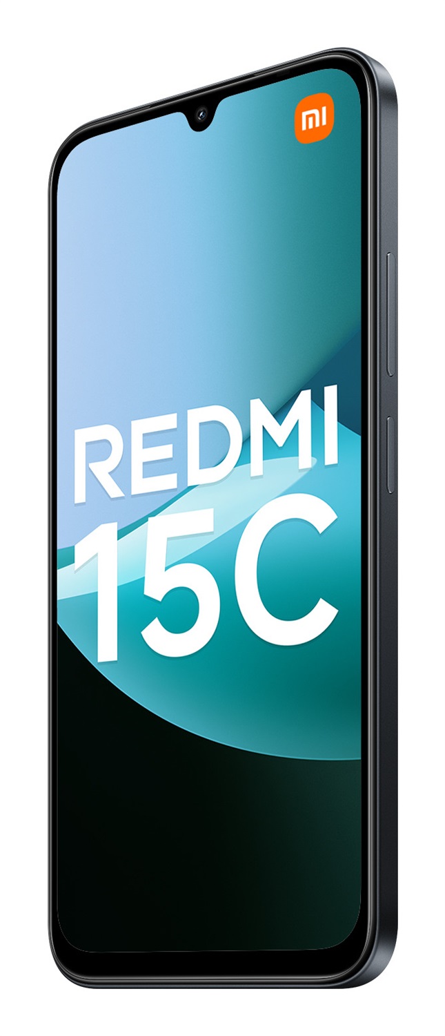 Xiaomi Redmi 15C - Smartphone 4G Dual Sim, 6.9'' Display, 4GB RAM, 256GB, Fotocamera 50MP, Batteria 6000mAh, Ricarica Rapida 33W, Midnight Black