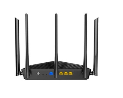 Tenda TX27 Pro Router Tri-Band Wi-Fi 6E Gigabit fino a 5665 Mbps - Nero