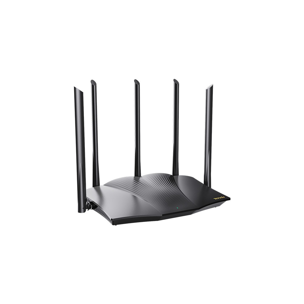 Tenda TX12 PRO Router Wi-Fi 6 AX3000 Dual-Band Gigabit (2.4 GHz/5 GHz) con CPU Broadcom Quad-Core 1.7 GHz e 4 Moduli FEM