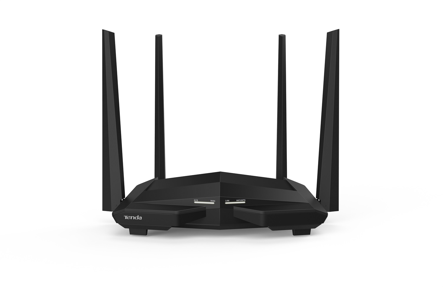 Tenda AC10 Router Wireless Gigabit Dual-Band Wi-Fi 5 (802.11ac) fino a 1167 Mbps, 4 Porte Gigabit, Nero