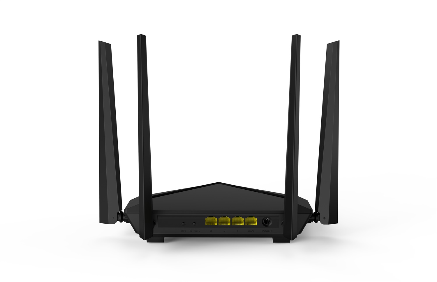 Tenda AC10 Router Wireless Gigabit Dual-Band Wi-Fi 5 (802.11ac) fino a 1167 Mbps, 4 Porte Gigabit, Nero