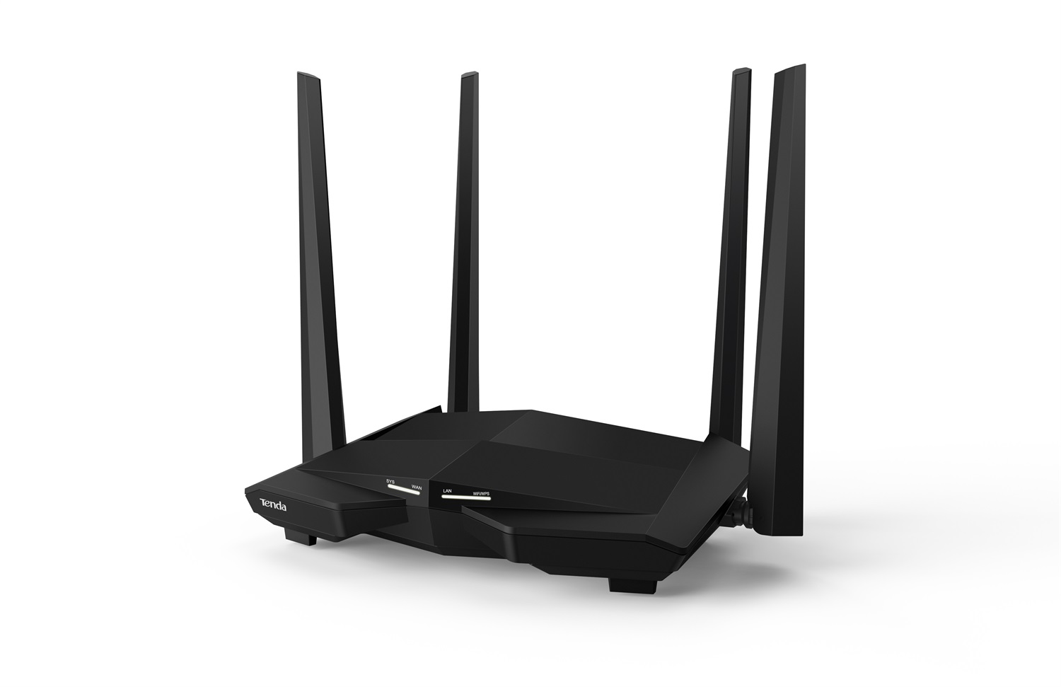Tenda AC10 Router Wireless Gigabit Dual-Band Wi-Fi 5 (802.11ac) fino a 1167 Mbps, 4 Porte Gigabit, Nero