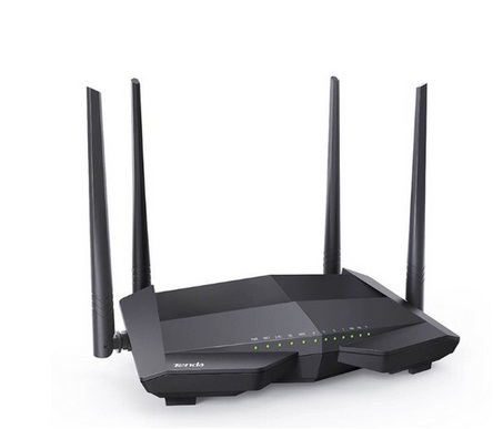 Tenda V1200 Router Modem Dual-band Wi-Fi 5 (802.11ac) Nero - Velocità fino a 1167 Mbps, 4 Porte Gigabit, Compatibile VDSL/ADSL