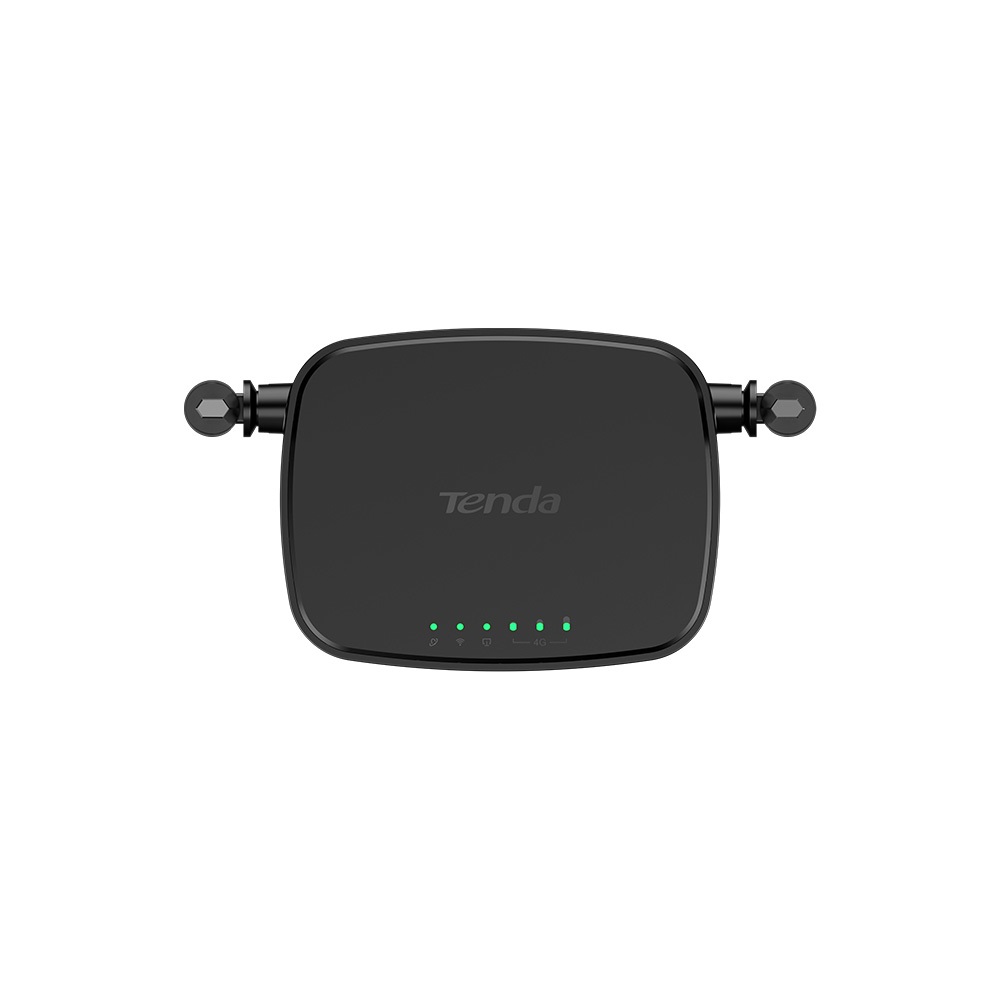 Tenda 4G05 Router Wi-Fi N300 4G LTE - Velocità fino a 150 Mbps su rete 4G e 300 Mbps su Wi-Fi (Banda singola 2.4 GHz) - Design compatto e facile configurazione - Nero