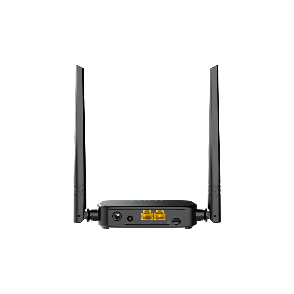 Tenda 4G05 Router Wi-Fi N300 4G LTE - Velocità fino a 150 Mbps su rete 4G e 300 Mbps su Wi-Fi (Banda singola 2.4 GHz) - Design compatto e facile configurazione - Nero