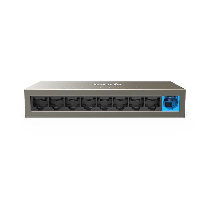 Tenda TEF1109D Switch di rete Non gestito 9 Porte Fast Ethernet (10/100) Metallo Grigio