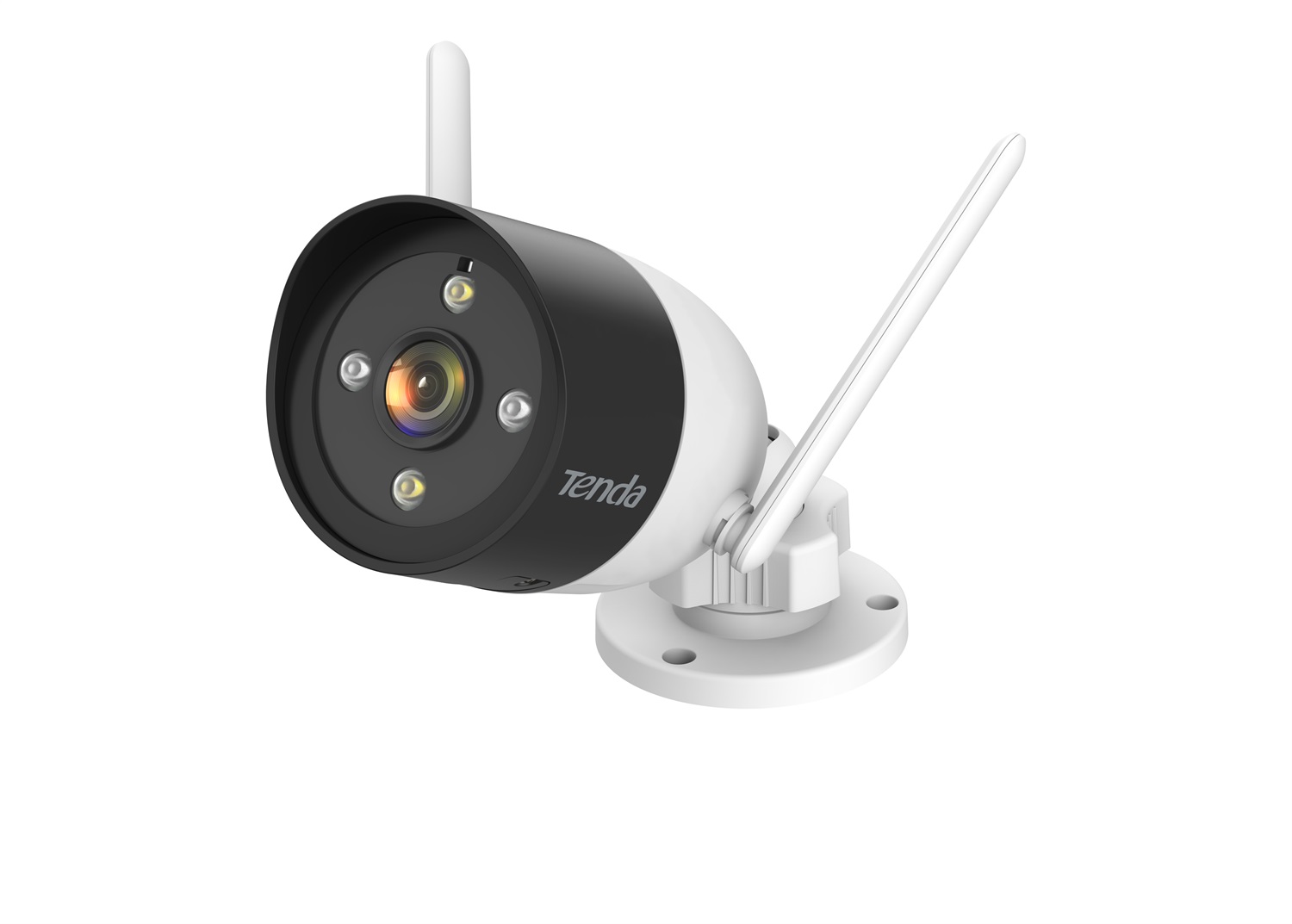 Tenda K4W-3TC Kit di Videosorveglianza HD Wireless con 4 Telecamere, NVR e Allarme, Rilevamento Movimento
