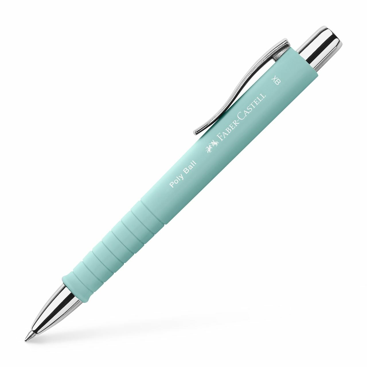 Faber-Castell Penna a sfera Poly Ball 0,7mm Caribic Blue - Ergonomica e Antiscivolo